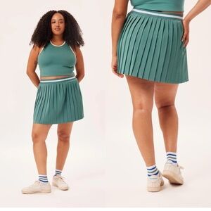 Girlfriend Collective Green Skort M